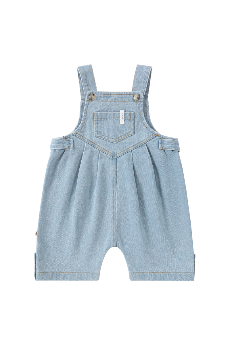 Denim Overall Shorts