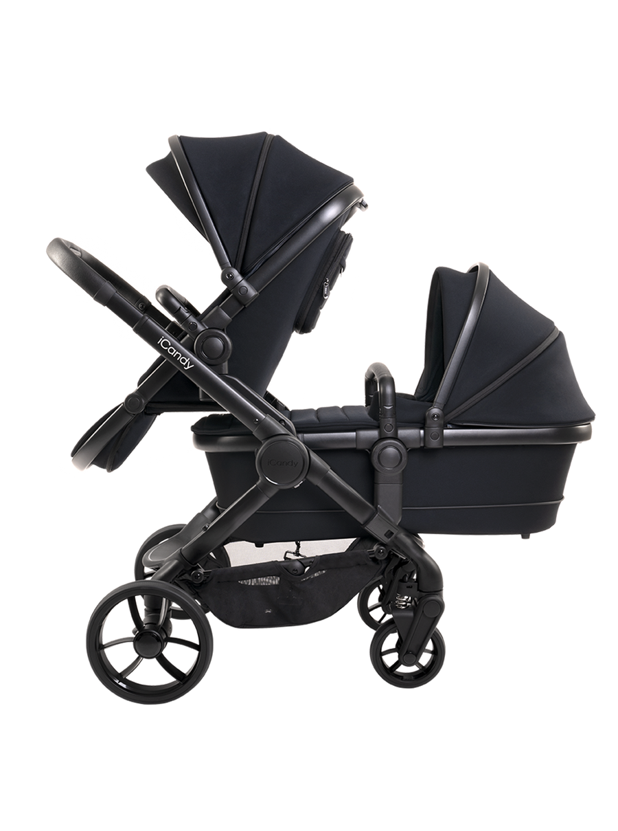Peach 7 Pram - Black