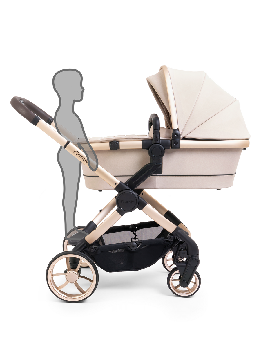 Peach 7 Pram - Biscotti