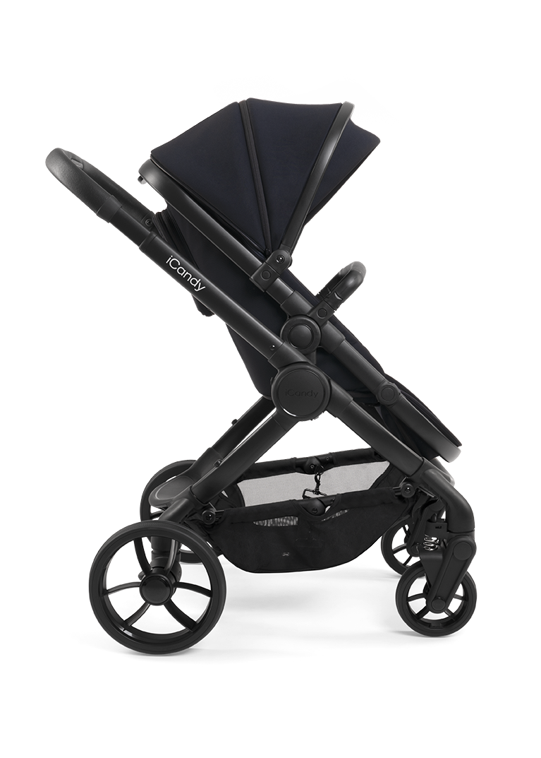 Peach 7 Pram - Black