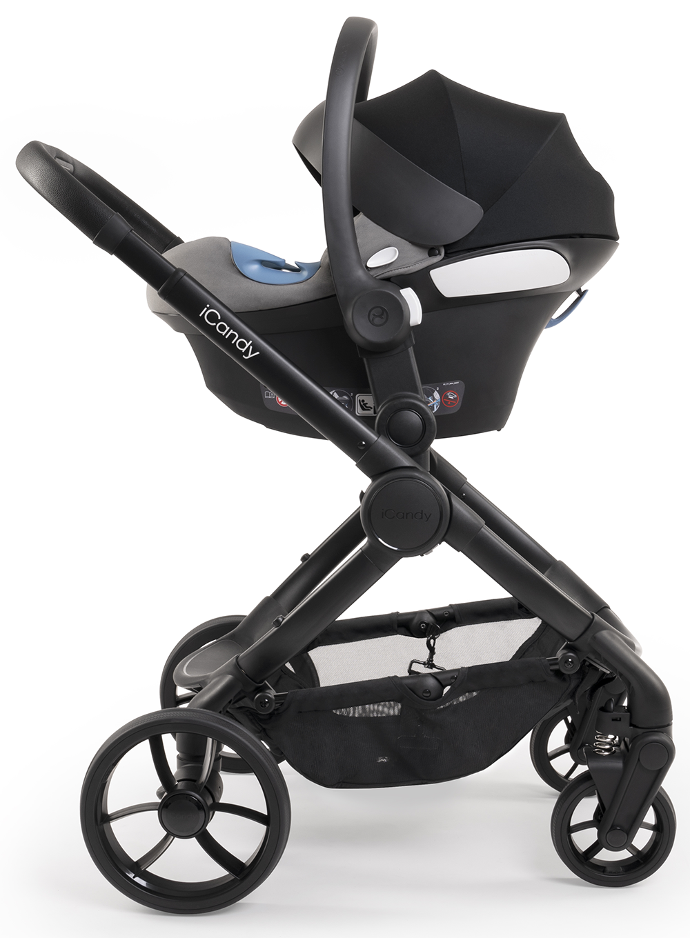 Icandy peach carrycot to seat new arrivals