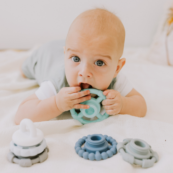 Rainbow Stacker and Teether Toy