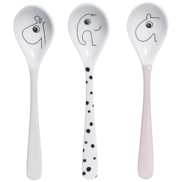 3 Spoon Set, Happy Dots