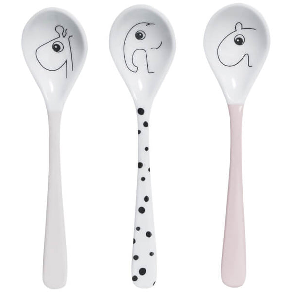 3 Spoon Set, Happy Dots