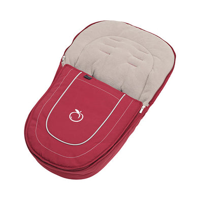 Peach Jogger Footmuff - Cranberry