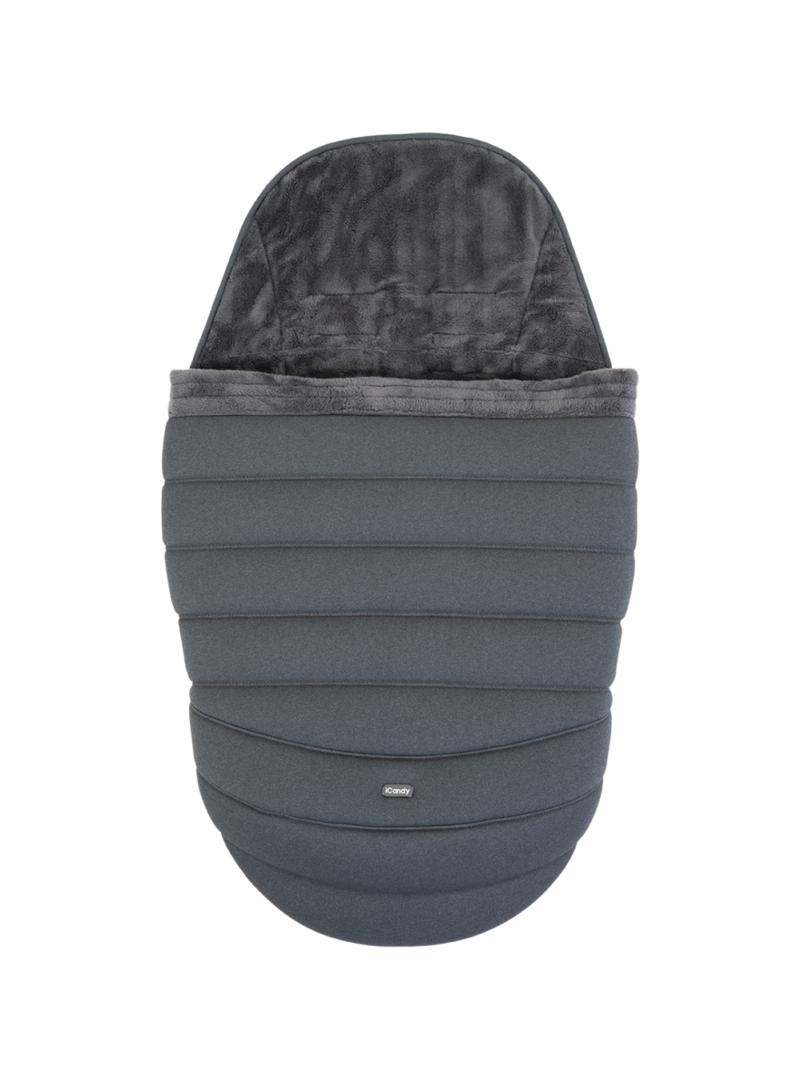Peach 7 Footmuff Dark Grey iCandy Australia