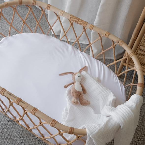 Bamboo Bassinet Fitted Sheet