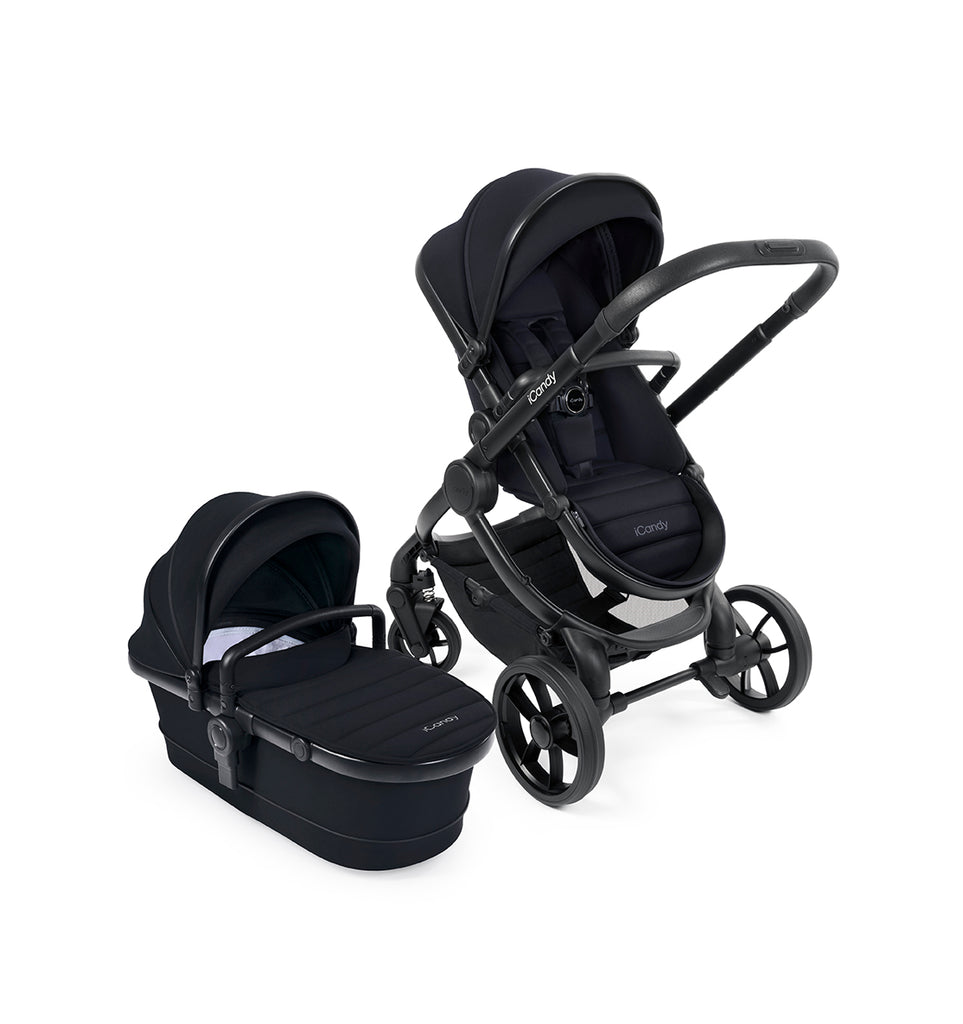 Peach 7 Pram Black iCandy Australia