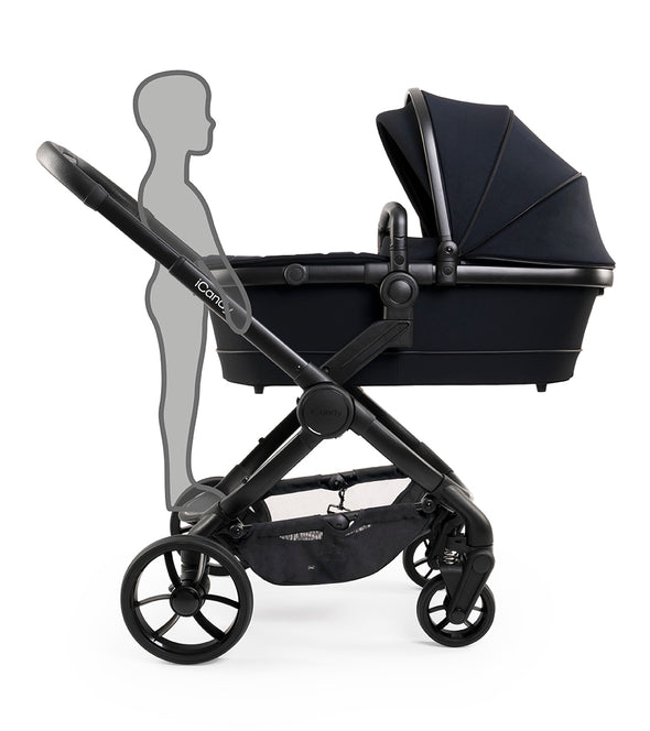 Peach 7 Pram - Black
