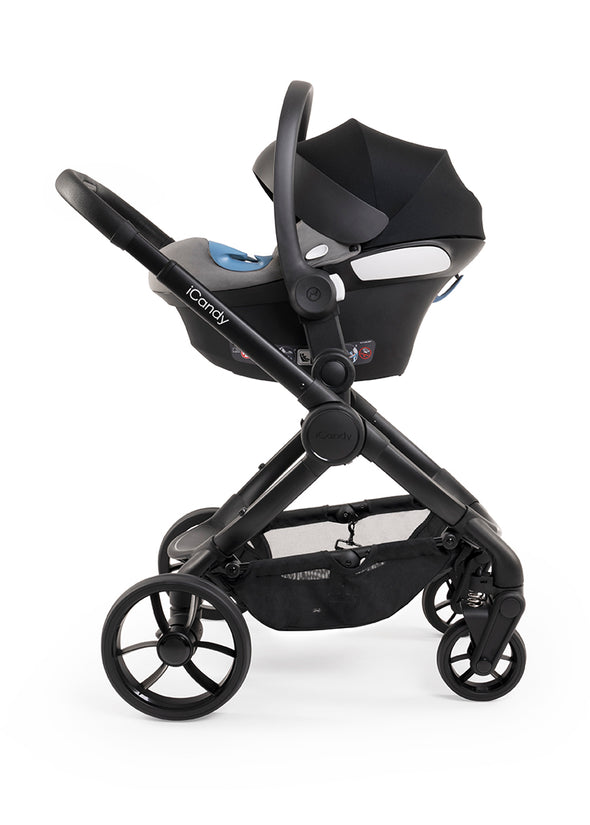 Peach 7 Pram - Black