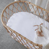 Moses Fitted Sheet - White