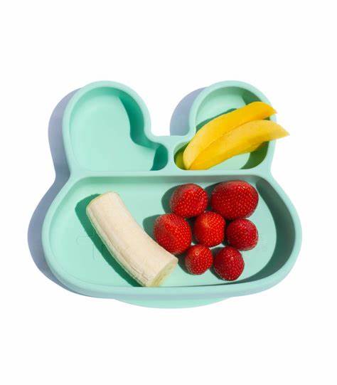 Bunny Stickie Plate - Mint