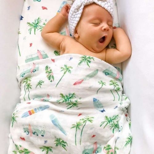 Organic Bamboo Cotton Swaddle