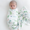 Lightweight Jersey Cotton Swaddle + Beanie Set