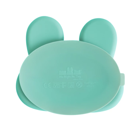 Bunny Stickie Plate - Mint