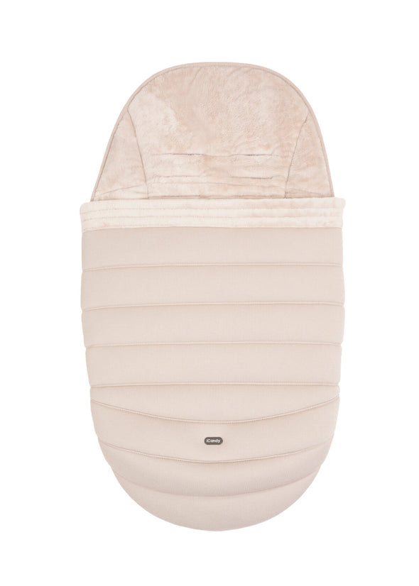 Peach 7 Footmuff/Liner - Biscotti