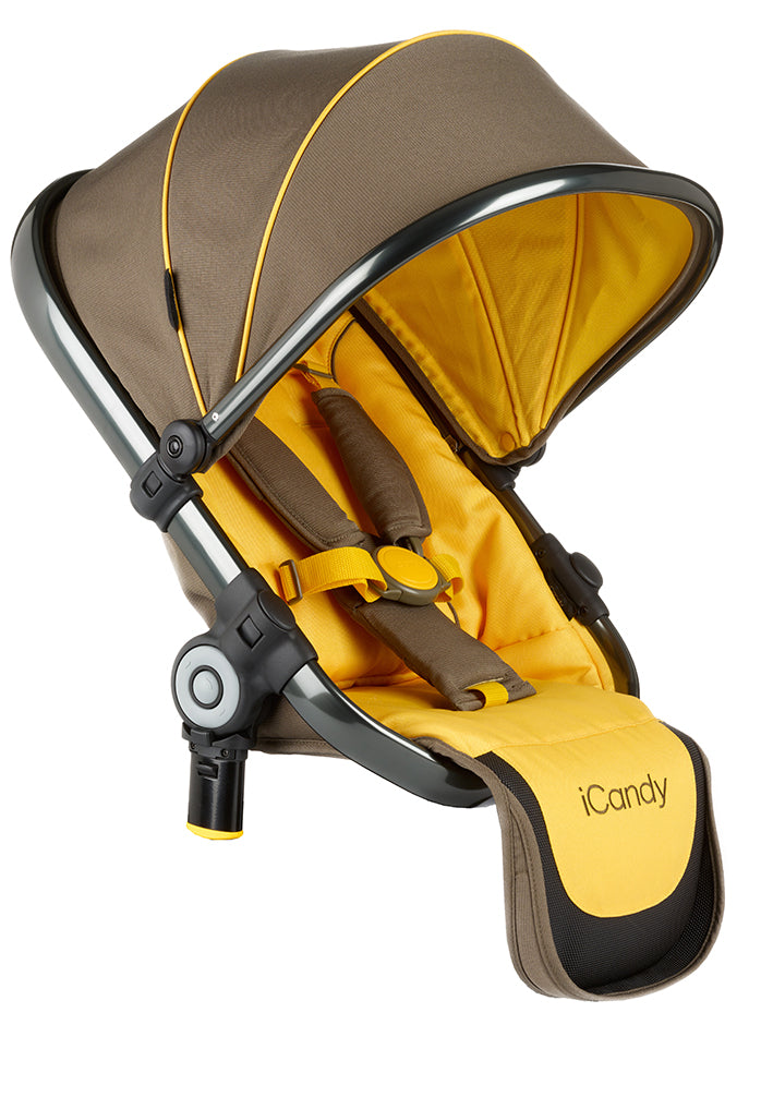 Peach Second Seat Honeycomb Space Grey – iCandy Australia