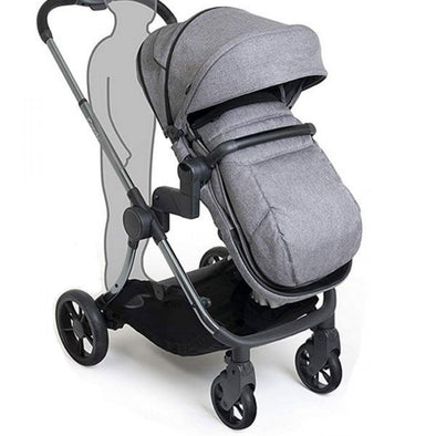 Lime 21 Footmuff Charcoal