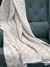 Spotty Giraffe - Muslin Quilt 6 layer, Grey