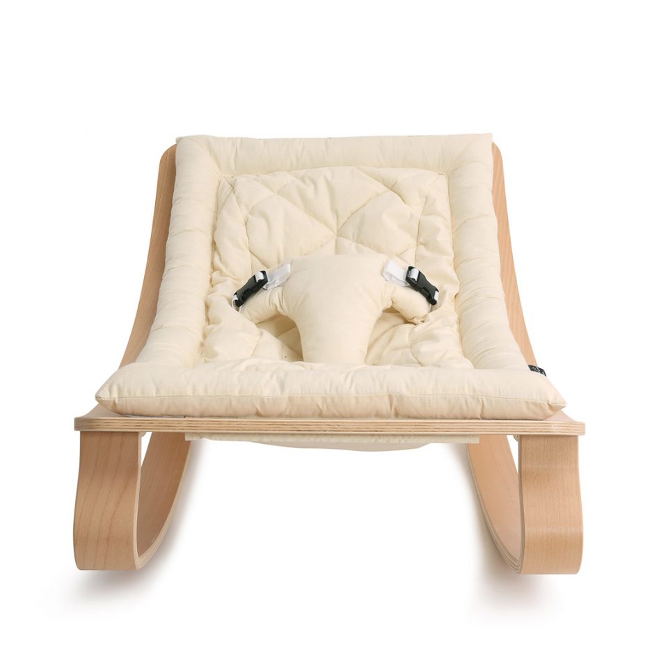 Timber baby rocker top